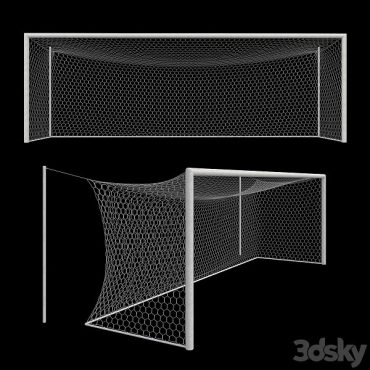 مدل سه بعدی دروازه فوتبال 212