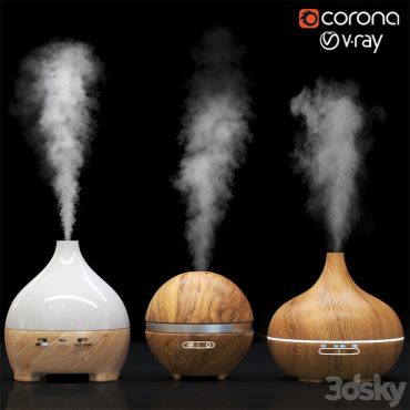مدل سه بعدی دستگاه تصفیه هوا 150
