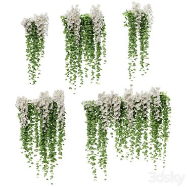 مدل سه بعدی گل آویز 198