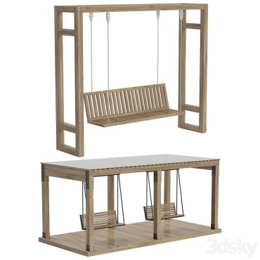 مدل سه بعدی تاب محوطه 257
