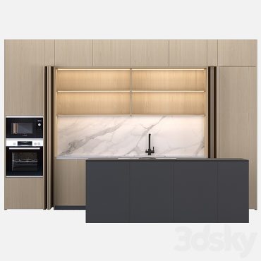 مدل سه بعدی کابینت مدرن 472