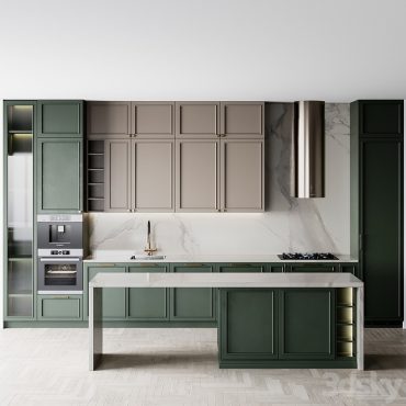 مدل سه بعدی کابینت نئوکلاسیک 466
