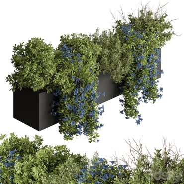 مدل سه بعدی گل آویز 202