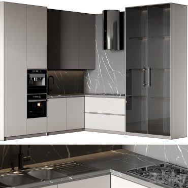 مدل سه بعدی کابینت مدرن 481