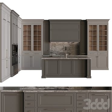 مدل سه بعدی کابینت کلاسیک 473