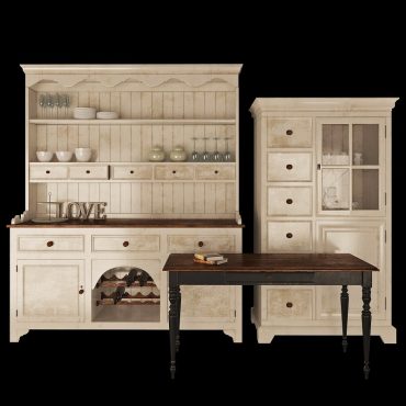 مدل سه بعدی کابینت کلاسیک 294