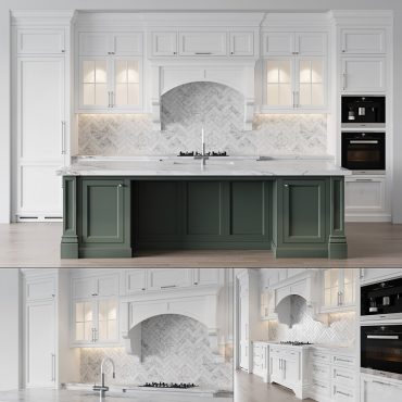 مدل سه بعدی کابینت نئوکلاسیک 488