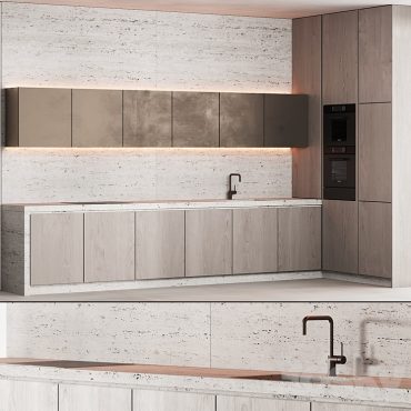 مدل سه بعدی کابینت مدرن 486
