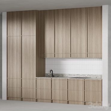 مدل سه بعدی کابینت مدرن 483