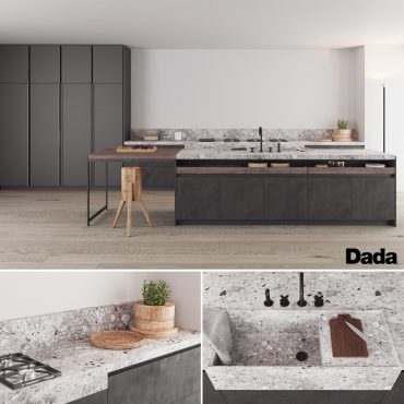 مدل سه بعدی کابینت مدرن 485