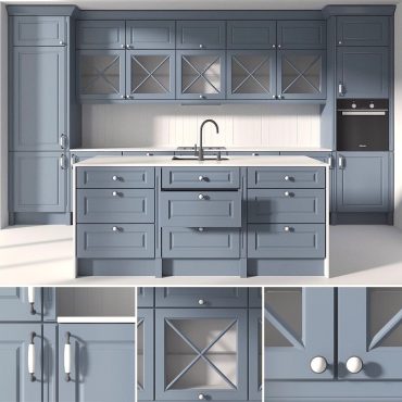 مدل سه بعدی کابینت نئوکلاسیک 528