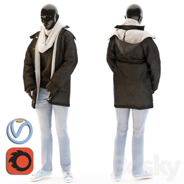 مدل سه بعدی مانکن 499