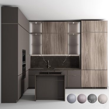 مدل سه بعدی کابینت مدرن 512