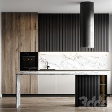 مدل سه بعدی کابینت مدرن 527