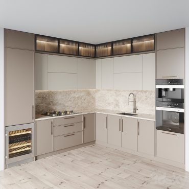 مدل سه بعدی کابینت مدرن 526