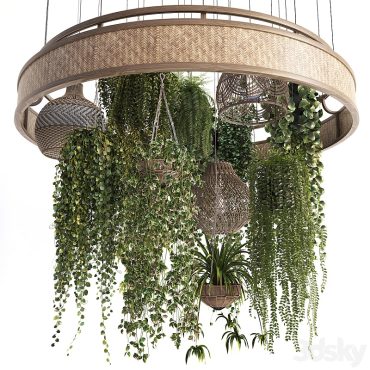 مدل سه بعدی گل آویز 210