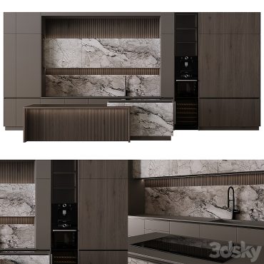 مدل سه بعدی کابینت مدرن 511