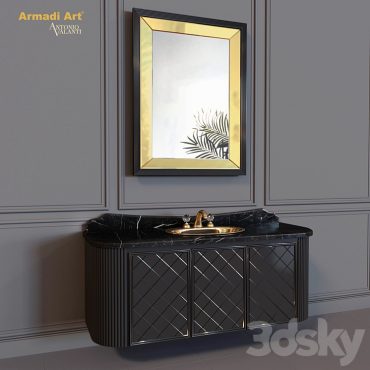 مدل سه بعدی روشویی کلاسیک 284