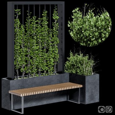 مدل سه بعدی فضای باز و محوطه 243