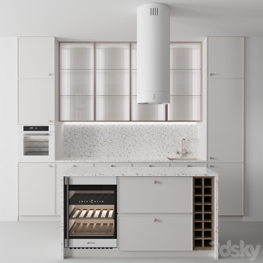مدل سه بعدی کابینت مدرن 537