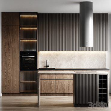 مدل سه بعدی کابینت نئوکلاسیک 532