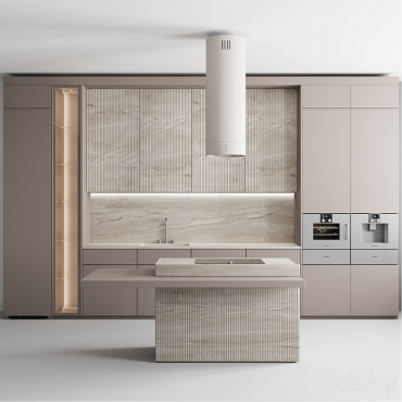 مدل سه بعدی کابینت مدرن 539