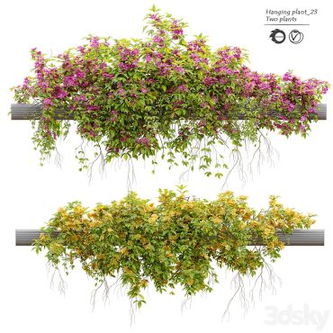 مدل سه بعدی گل آویز 222