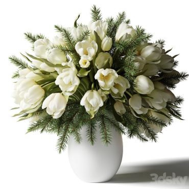 مدل سه بعدی گل رومیزی 850
