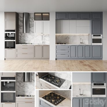 مدل سه بعدی کابینت مدرن 546