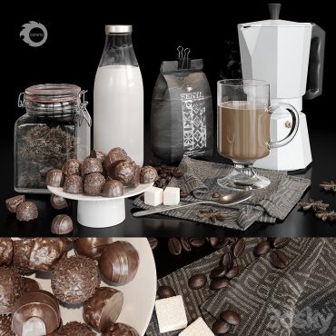 مدل سه بعدی نوشیدنی 308
