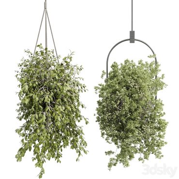 مدل سه بعدی گل آویز 219