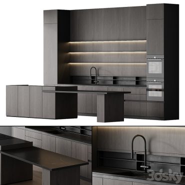 مدل سه بعدی کابینت مدرن 540