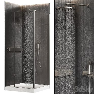 مدل سه بعدی کابین دوش حمام 145