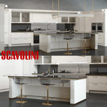 مدل سه بعدی کابینت مدرن 153