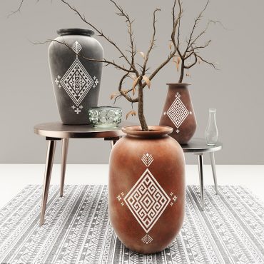 مدل سه بعدی ظرف و ظروف دکوری 333