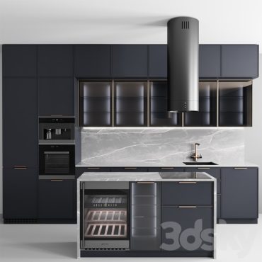 مدل سه بعدی کابینت مدرن 552