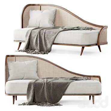 مدل سه بعدی مبلمان محوطه 307