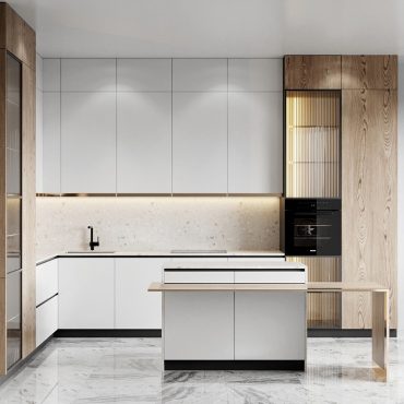 مدل سه بعدی کابینت مدرن 556