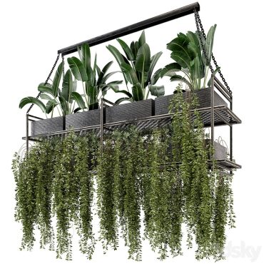 مدل سه بعدی گل آویز 225