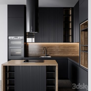 مدل سه بعدی کابینت مدرن 553