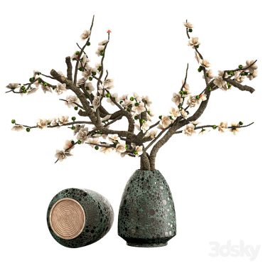 مدل سه بعدی گل رومیزی 866