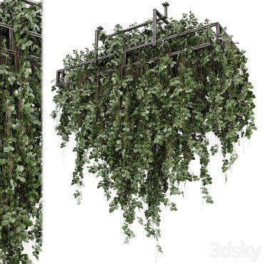 مدل سه بعدی گل آویز 224