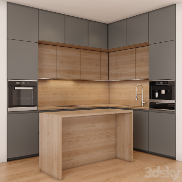 مدل سه بعدی کابینت مدرن 575