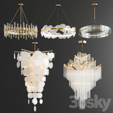 مدل سه بعدی لوستر کلاسیک 138