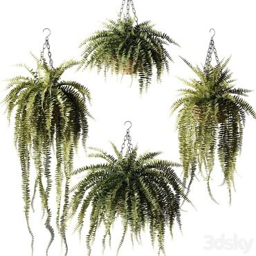مدل سه بعدی گل آویز 231