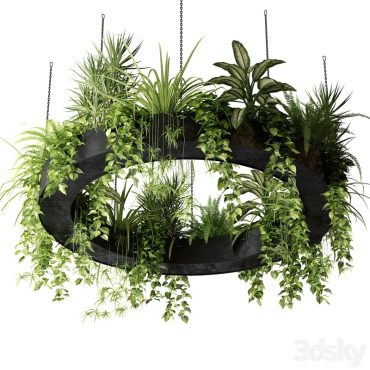 مدل سه بعدی گل آویز 230