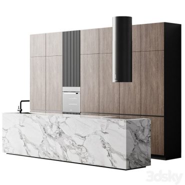 مدل سه بعدی کابینت مدرن 598
