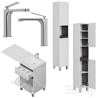 مدل سه بعدی کابینت مدرن 612