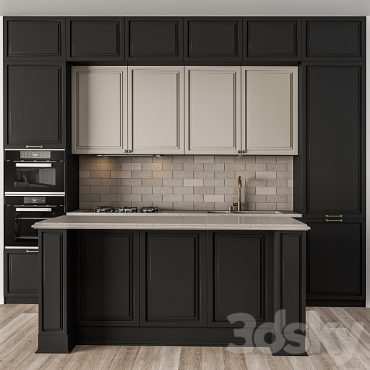 مدل سه بعدی کابینت مدرن 608