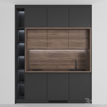 مدل سه بعدی کابینت مدرن 610